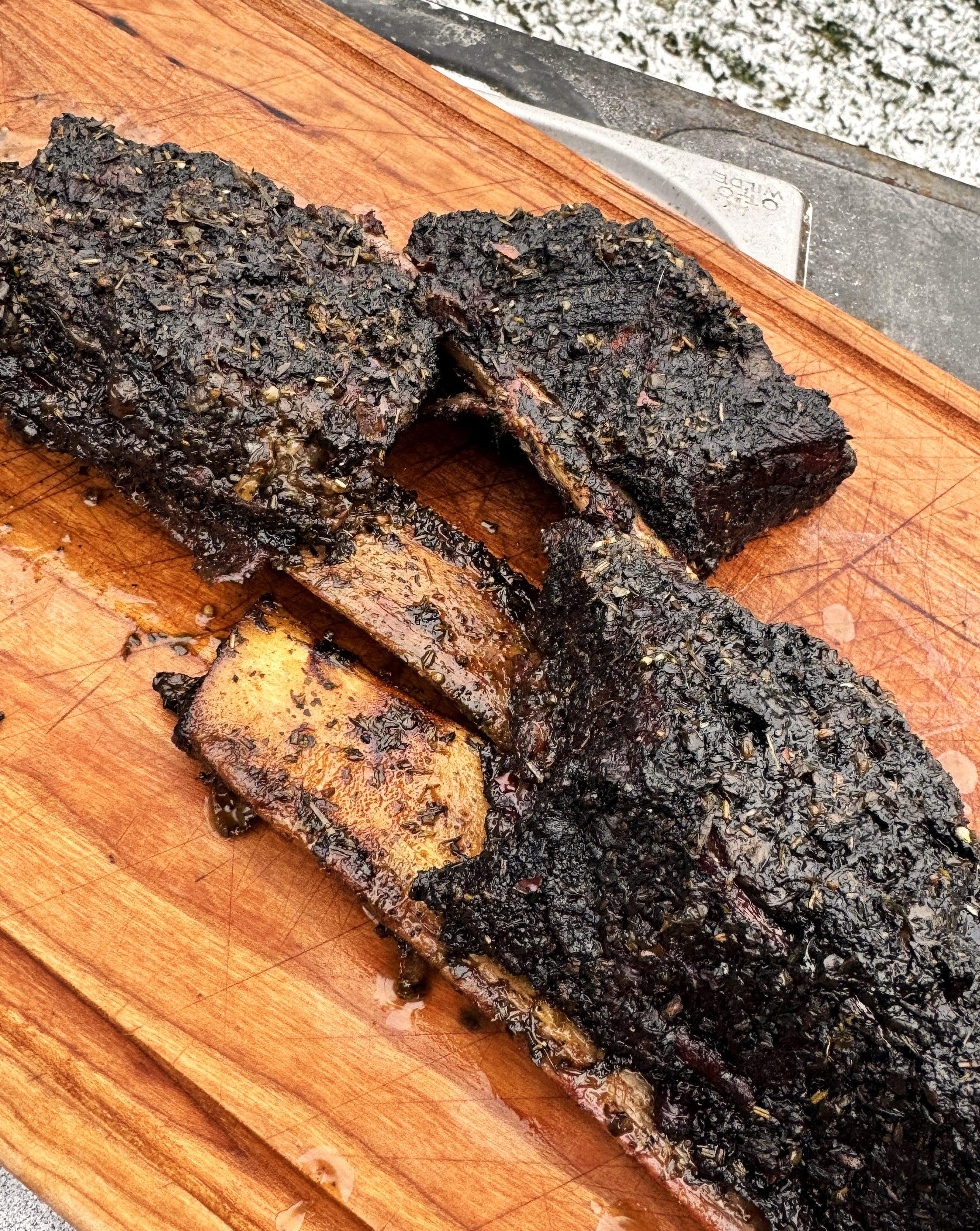 Cuso's Texas-Style Smoked Beef Ribs