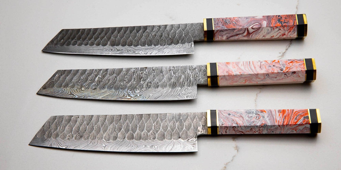 The Perfect Damascus Chef Knife - Cuso Cuts