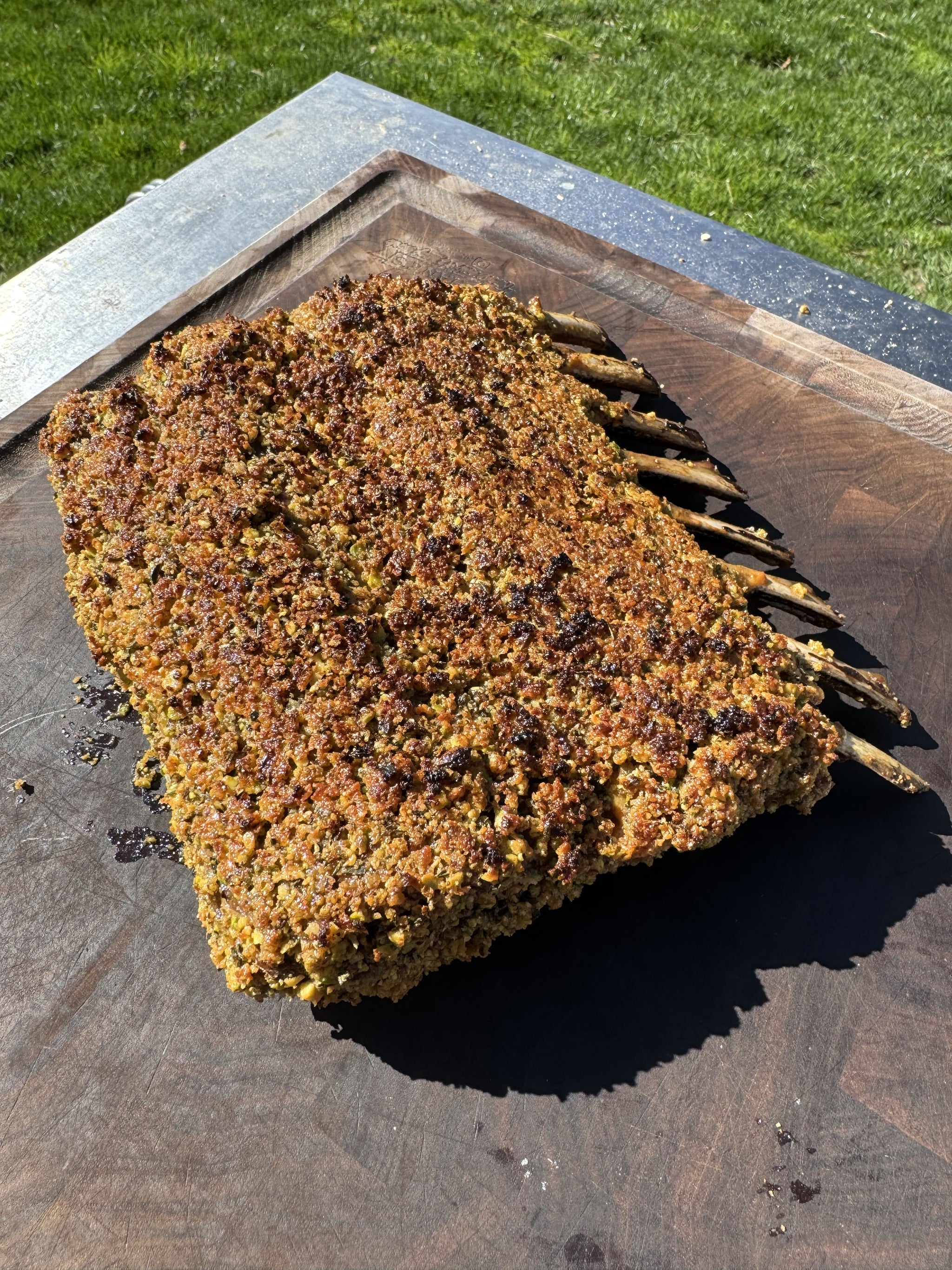 Pistachio Crusted Rack of Lamb