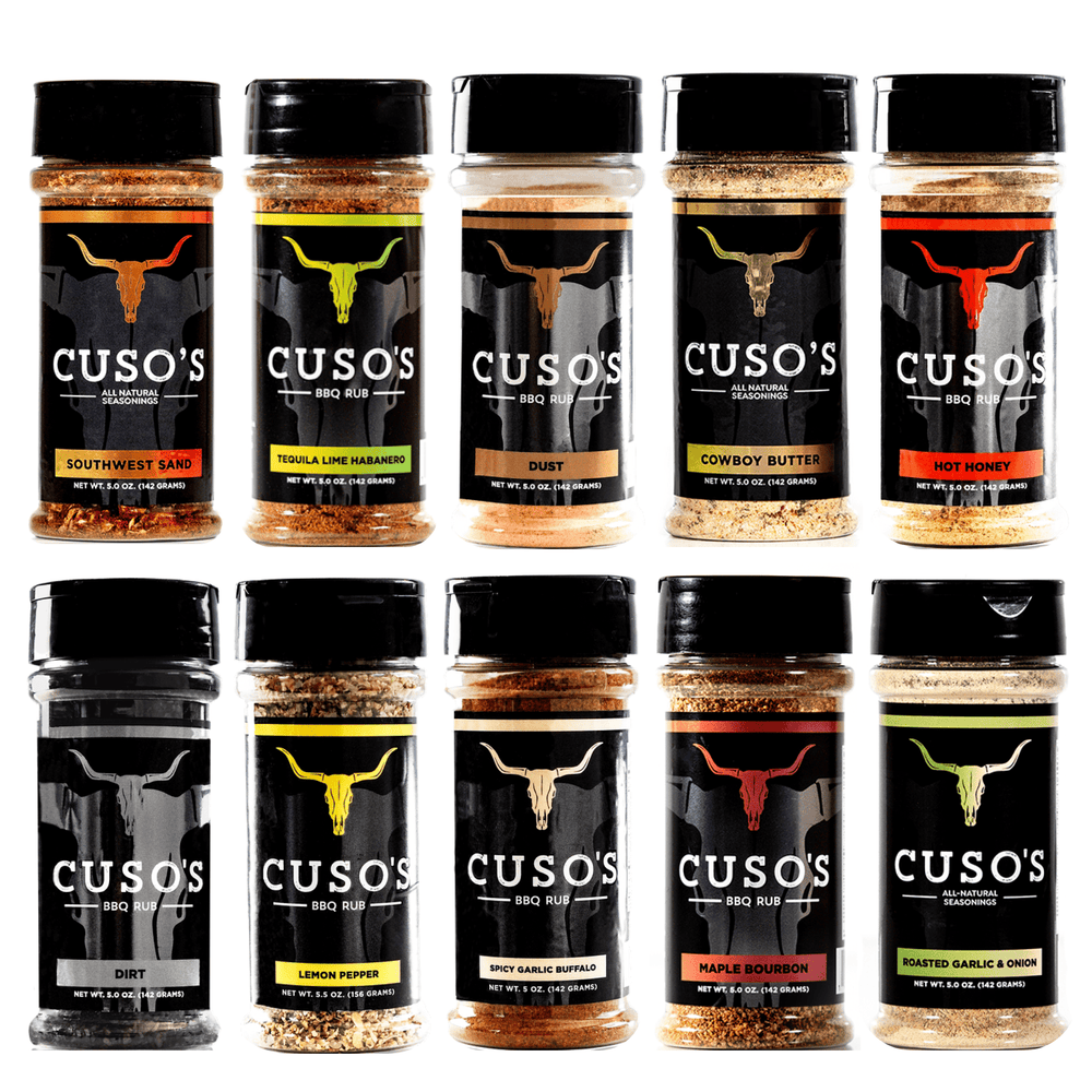 Cuso's Variety 10 Pack Seasonings