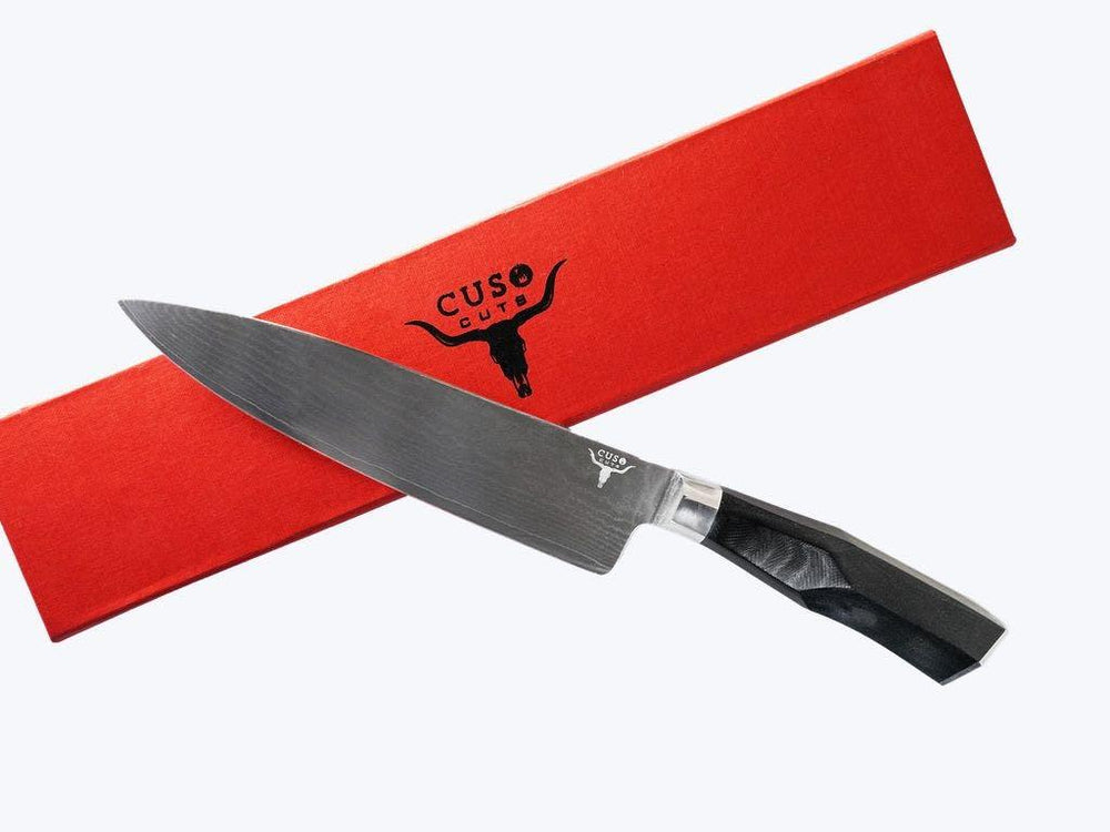  Cuso Cuts Cuchillo de chef de acero Damasco 2.0 de 8