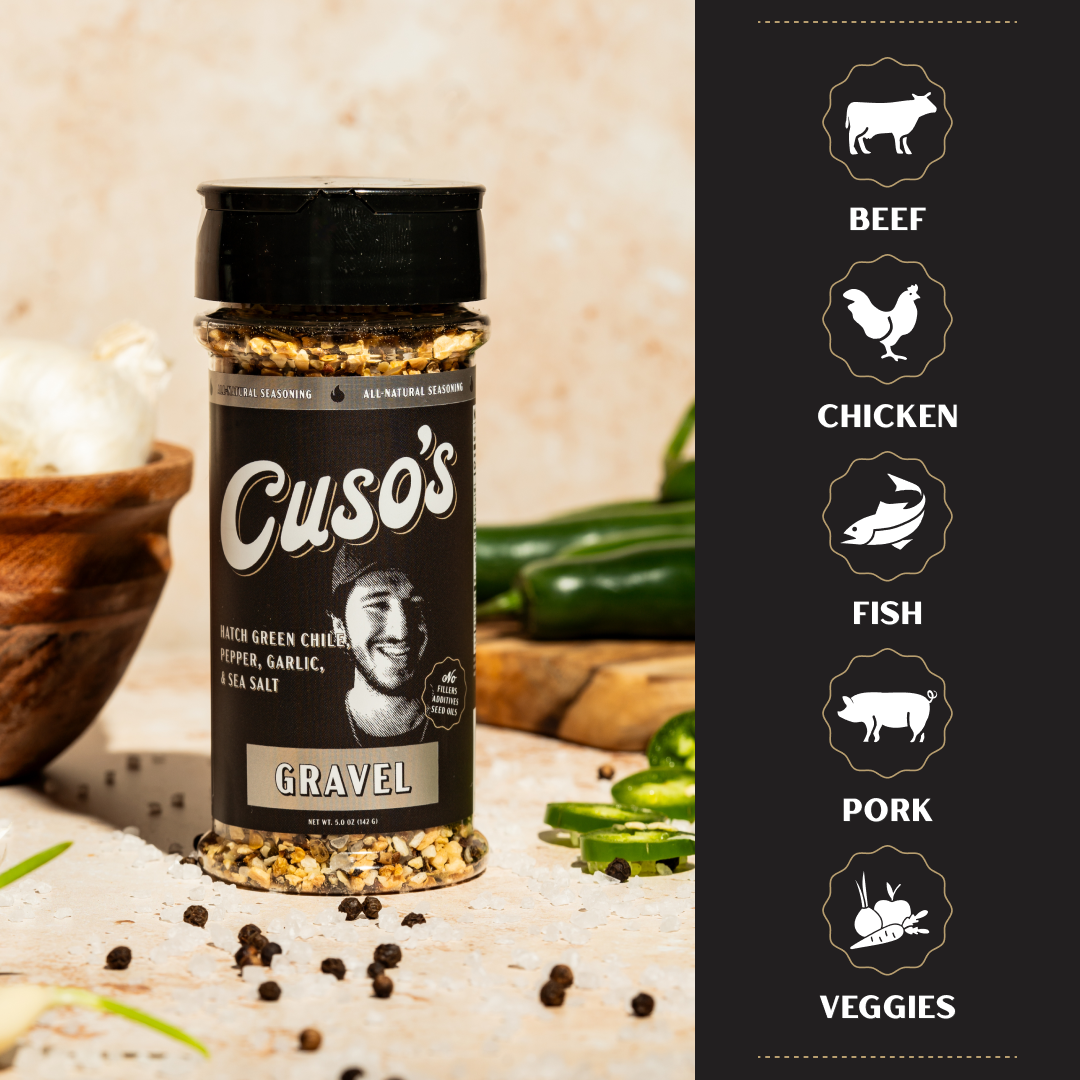 
                  
                    Cuso's Gravel Seasoning
                  
                