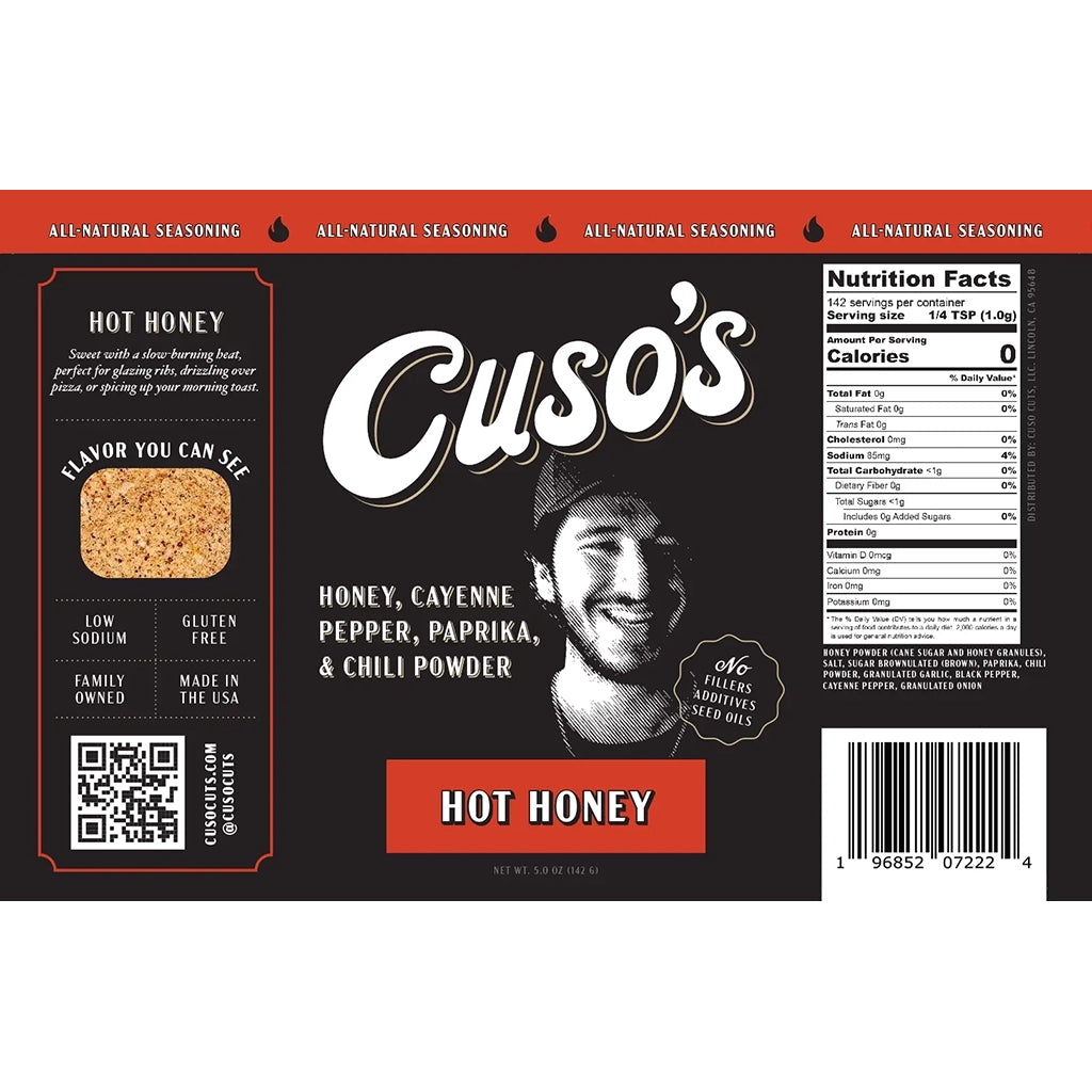 Cuso's Hot Honey Seasoning - Cuso Cuts