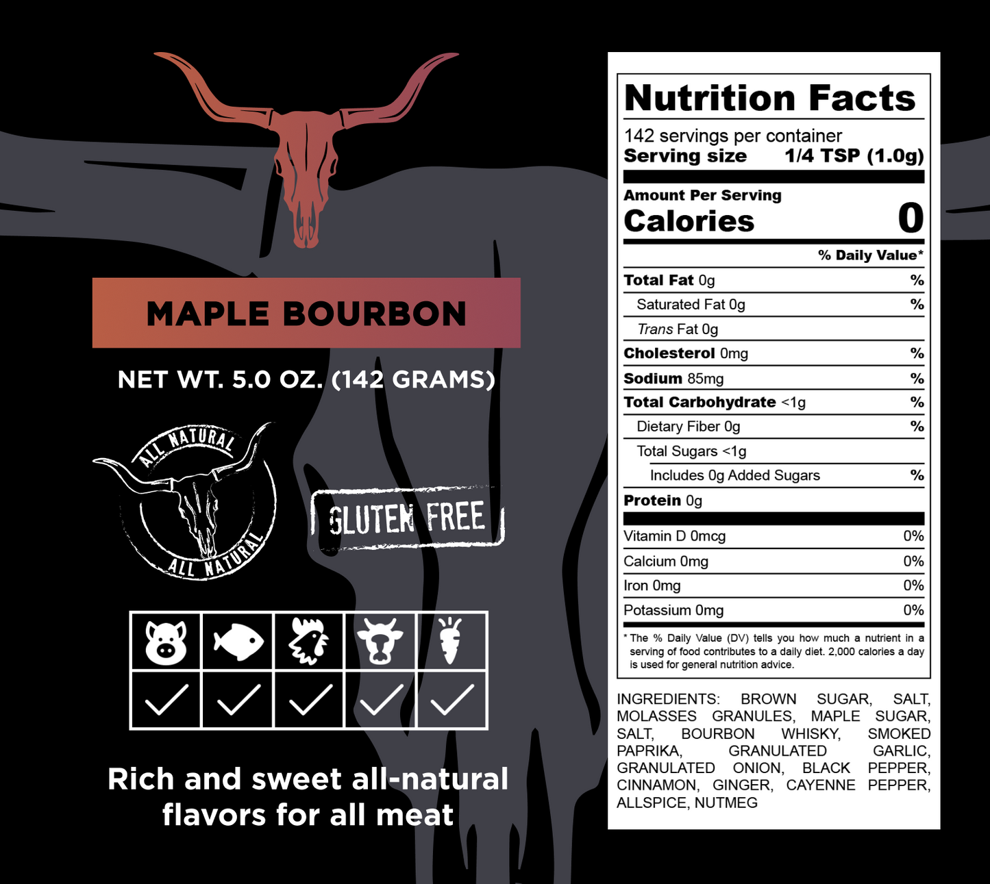 
                  
                    Cuso’s Maple Bourbon Seasoning
                  
                