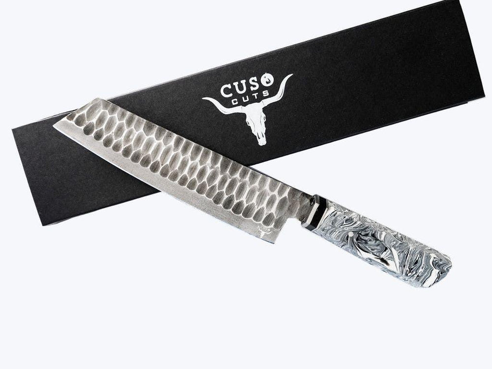 Damascus Kitchen Knives – Cuso Cuts