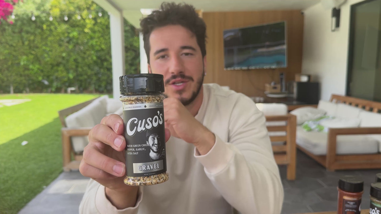 
                  
                    Load and play video in Gallery viewer, Cuso&amp;#39;s Gravel Seasoning
                  
                