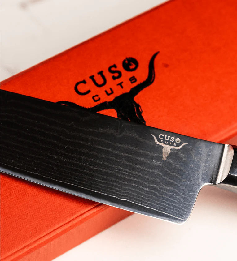 
                  
                    Cuso Cuts Ultimate Knife Duo - Executive Chef Knife & 6" Chef Knife
                  
                